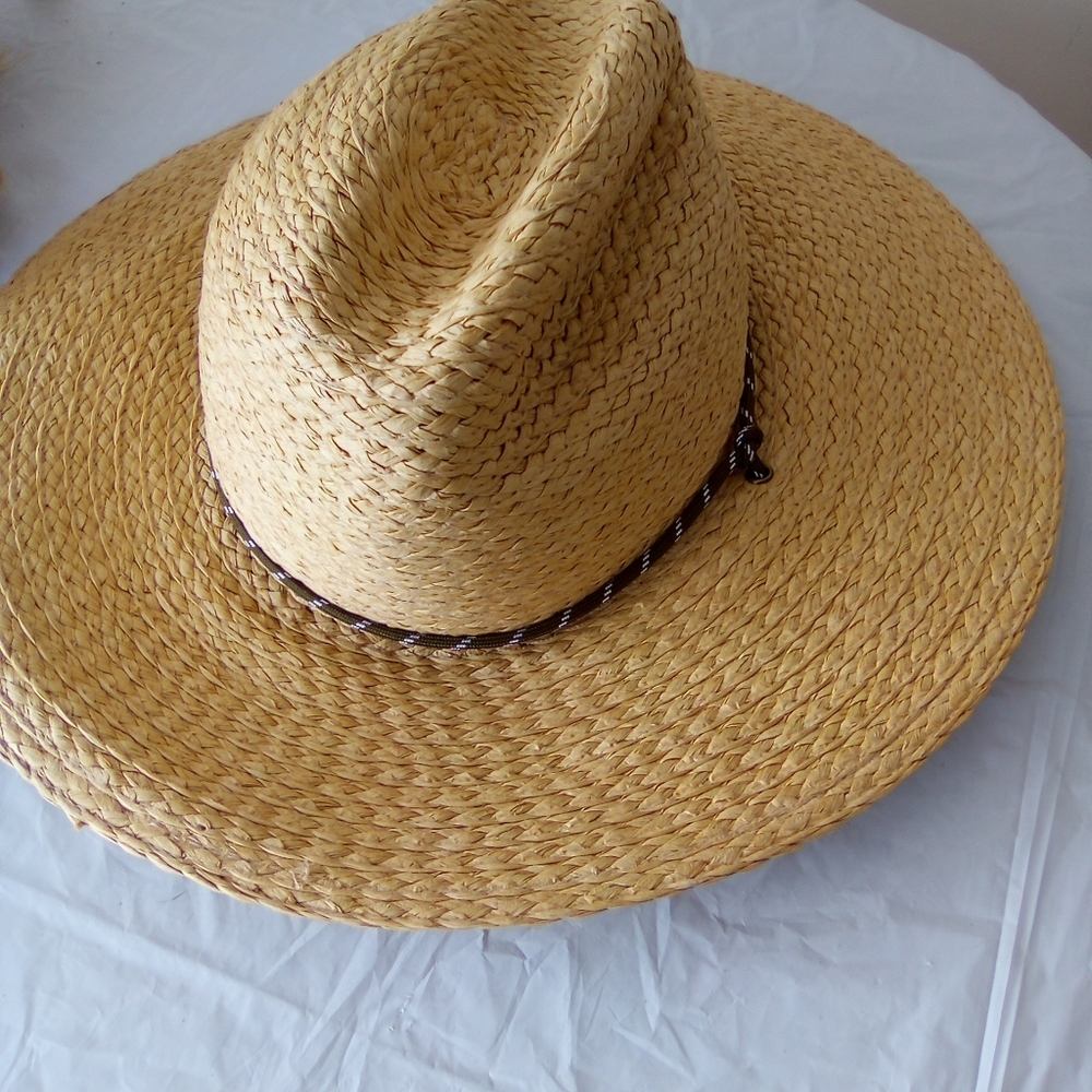 Goodfellow & Co Tan Straw Hat for Women SIZE L/XL - Picture 6 of 9